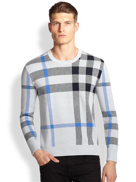 burberry brit sweater mens|Burberry sweatshirt men 5th off.